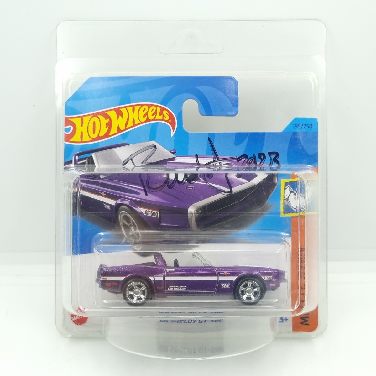 Hot Wheels 2023 Super Treasure Hunt '69 Shelby GT-500 SC Signed