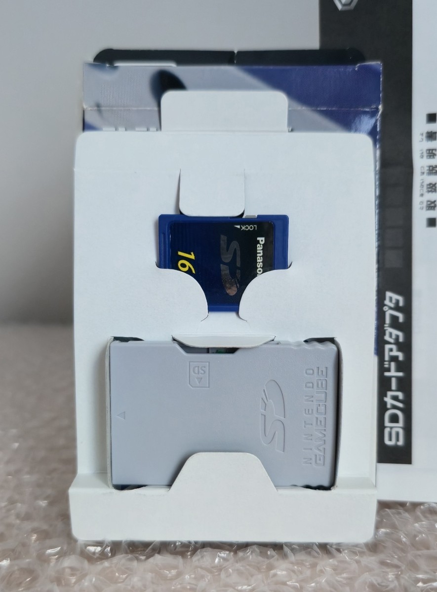 Rare Gamecube Official SD Card Adapter Memory Card Nintendo DOL
