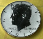 2018-S Reverse Proof Kennedy Half Dollar. 90% Silver.  Low Mintage 199,116