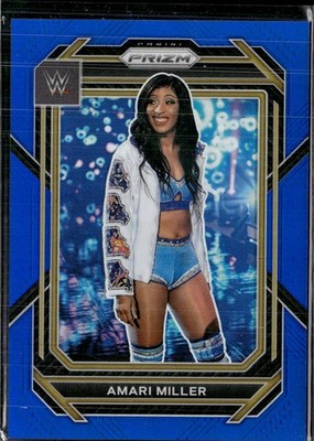 2023 Panini Prizm WWE #149 Amari Miller Blue #/199