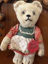 Rare SCHUCO Vintage 40s-50s Mohair Tricky Bear, W/tag, Works.