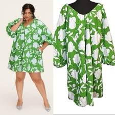 NWT Classic Rose Poplin Mini Dress Kate Spade x Target Size XXL Long Sleeve