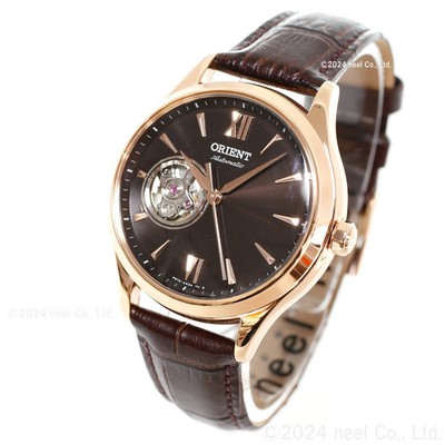 ORIENT STAR RN-AG0727Y Black Automatic Open Heart Women's Watch