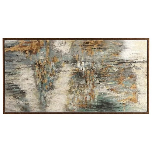 Uttermost Behind The Falls Firwood MDF and PU Abstract Art in Multi-Color - Picture 1 of 7