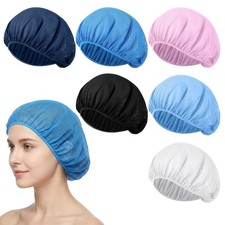6 PCS Mesh Hair Nets for Sleeping, Mesh Sleep Bonnet Cap Curly Hair Drying Ca...