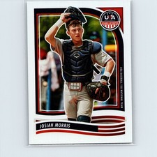 2024 Panini Stars & Stripes USA Baseball Josiah Morris #40