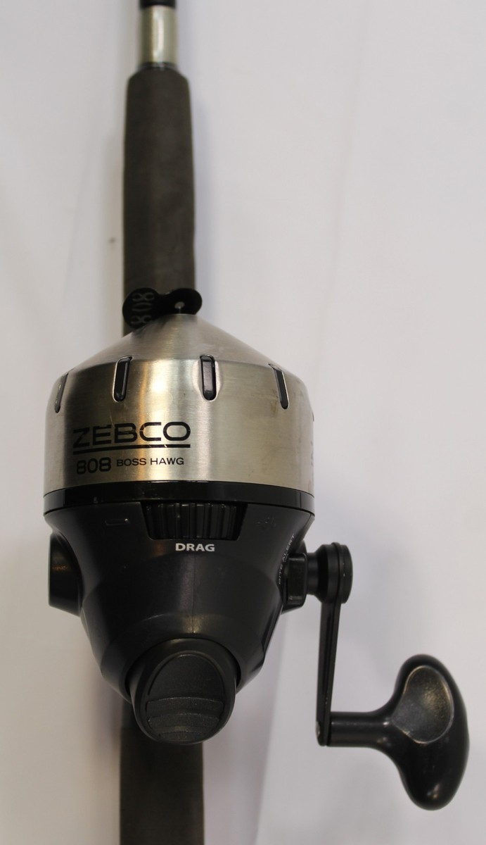 Zebco 808 Boss Hawg 7' Med H, 2 Piece Fishing Combo Solid