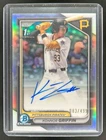 2024 Bowman Draft Konnor Griffin Chrome Auto Refractor 1st #/499 Pirates