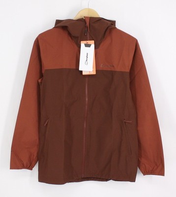 BERGHAUS WOMENS DELUGE PRO 3.0. JACKET WATERPROOF M /UK 12 DKBRN/DKR RRP £120 IB