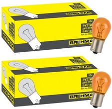 20x BREHMA PY21W 24V 21W orange Blinkerlampe Blinkerbirne BAU15s LKW Bus E1