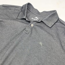 Tommy Bahama Gray Short Sleeve Polo Shirt Men's XL
