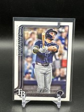 2025 Topps Series 1 #124 Richie Palacios Tampa Bay Rays Baseball Card