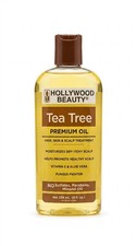 Hollywood Beauty Tea Tree Premium Oil 8 fl oz Hair Skin  Scalp Treatment Aloe