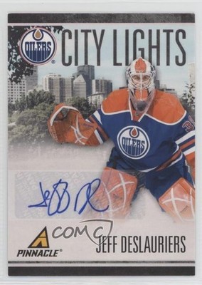 2010 Panini Pinnacle City Lights Signatures 28/100 Jeff Deslauriers #19 Auto 1o3