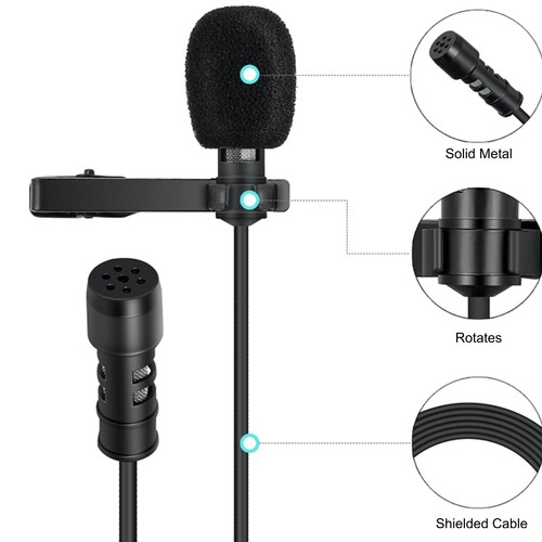 Audio Technica Lavaliere Microphone 4 Pin CW Plug for ATW Body Pack Transmitter - Picture 12 of 16