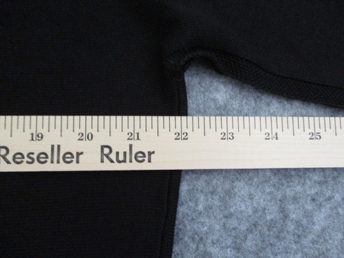 Eileen Fisher Knit Top Womens Large Black 3/4 Split Sleeve Silk Sweater $238 - Picture 6 of 14