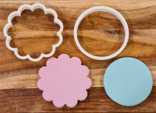 Happy Birthday, Block Letters, Cookie Cupcake - Stamp Embosser - Picture 3 of 3