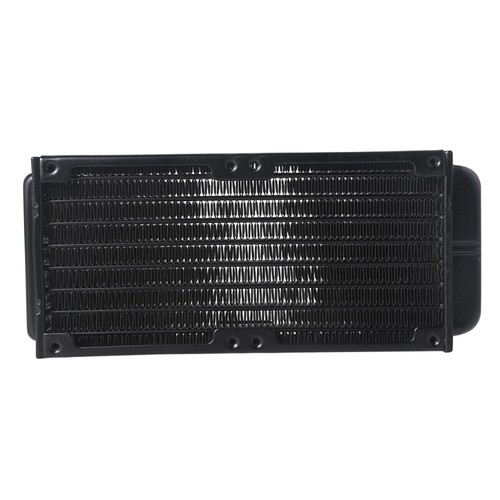 Aluminum Radiator CPU Water Cooling Heat Exchanger with 1/4 inch Thread 10 Tubes - Photo 10/12