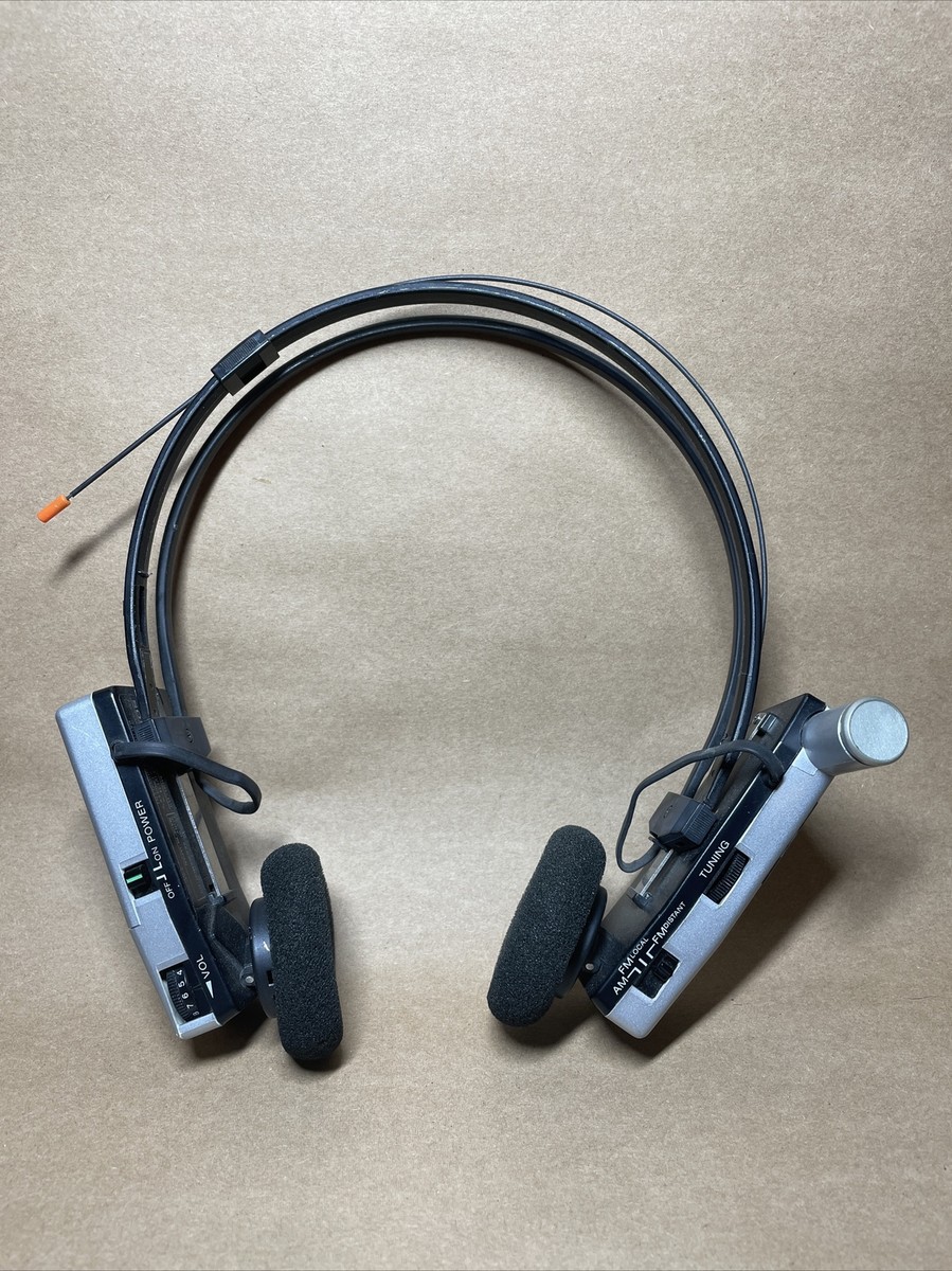Sony MDR-R9 FM/AM Walkman Stereo Headphone Receiver rare