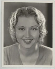Evalyn Knapp 1930s WARNER BROTHERS Original 8x10 PORTRAIT Closeup ELMER FRYER