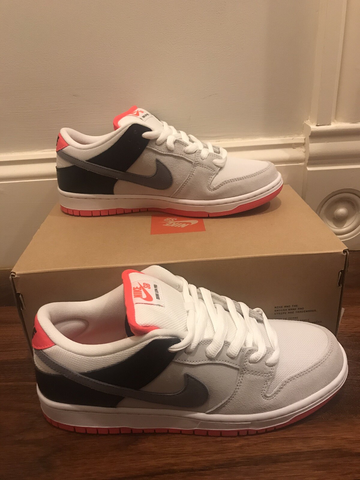 sb dunk low infrared ebay