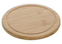 Kela Katana Schneidebrett KüChenbrett Bambusholz Braun Ø 25 Cm