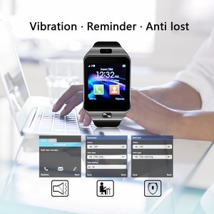 Black DZ09 Bluetooth Smart Watch Wristwatch SIM Card with Camera for Android iOS | eBay