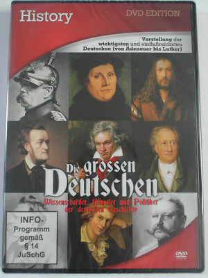 Die Grossen Deutschen - Luther, Goethe, Schiller, Gutenberg, Kästner, Carl Zeiss