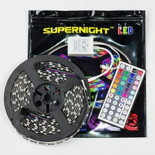 RGB 5M 3528 SMD 300Leds Non-Waterproof LED Strip Light /Controller /Power Supply