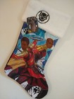 MARVEL AVENGERS BLACK PANTHER CHRISTMAS STOCKING  18" FAUX FUR/EMBROIDERY NWT