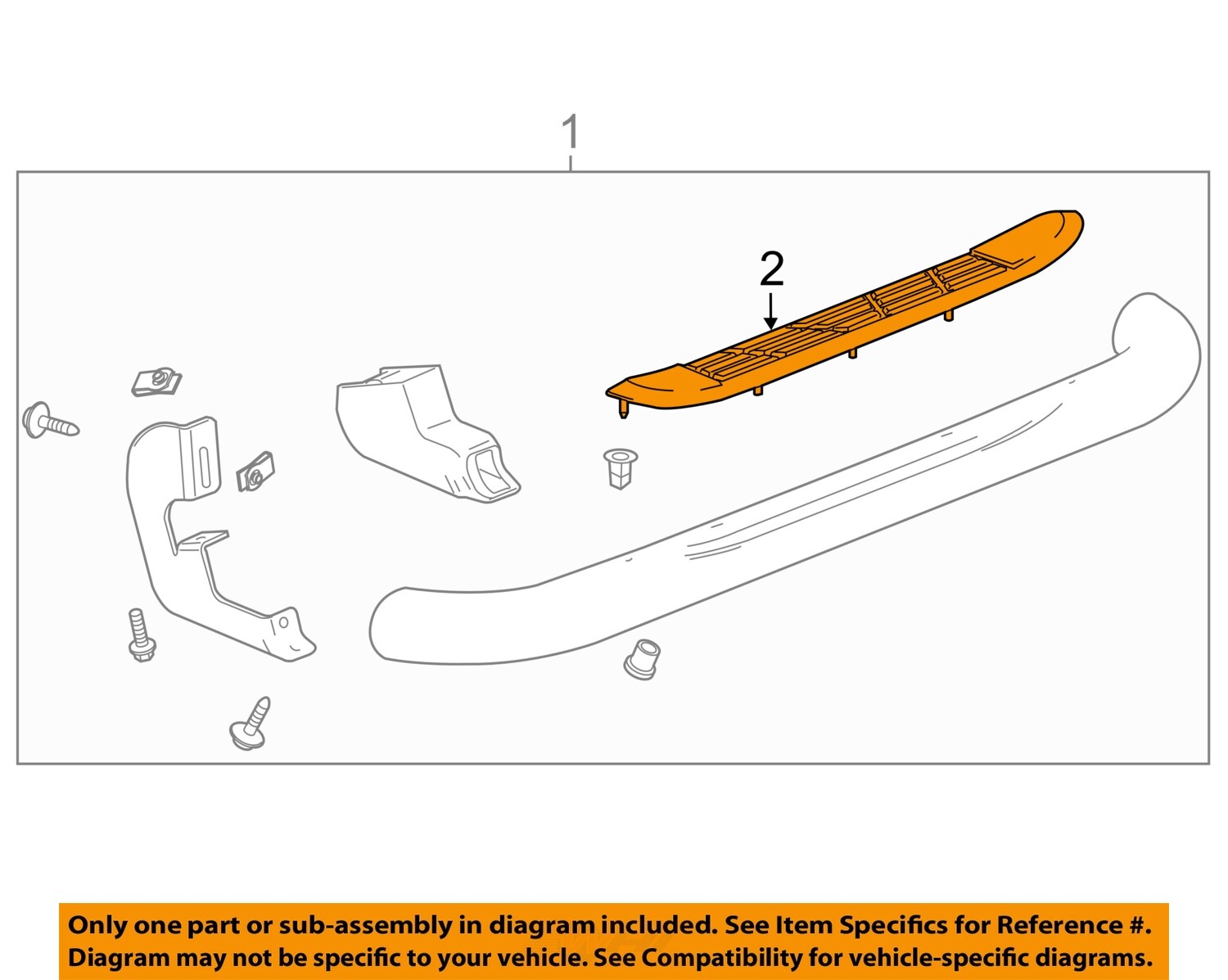 GM OEM Running Board-Step Pad Grip Cover 19203047