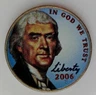 2006 Jefferson Nickel - Colorized