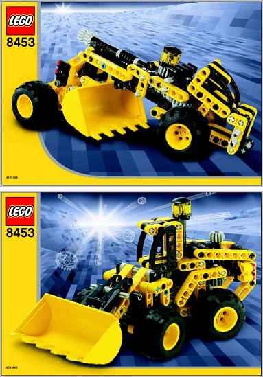 LEGO TECHNIC: Frontlader (8453) Front End Loader komplett - Bild 2 von 4