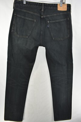 Levi's Made & Crafted Tack Slim Denim Jeans Mens Size 36x34 Dark Meas. 36x35