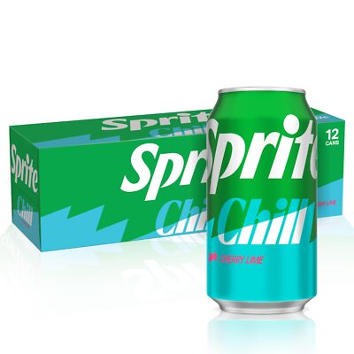 Sprite Chill Fridge Pack Cans, 12 fl oz, 12 Pack