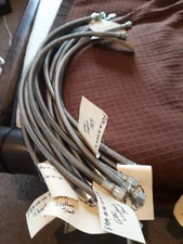  Braided Stainless Steel Hose 36" With swivel ends. read for all sizes