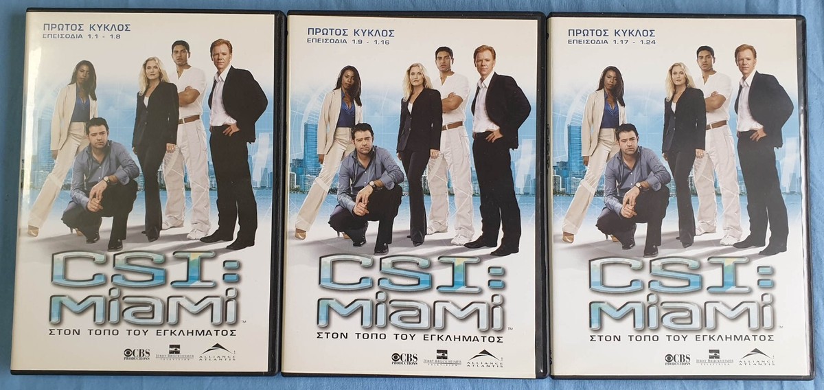 CSI:マイアミ　DVD season1〜3 Amazon.com: CSI - Miami: Seasons 1-3