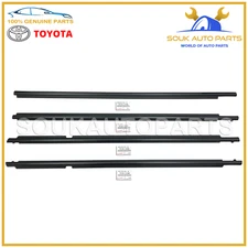 Genuine Toyota FRONT & REAR DOOR BELT MOULDING WEATHERSTRIP SET Corolla 09-12
