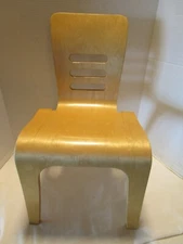 Vintage Child's  Kids Chair Seat Bentwood  Modern ECR 4Kids 23" t 1990's