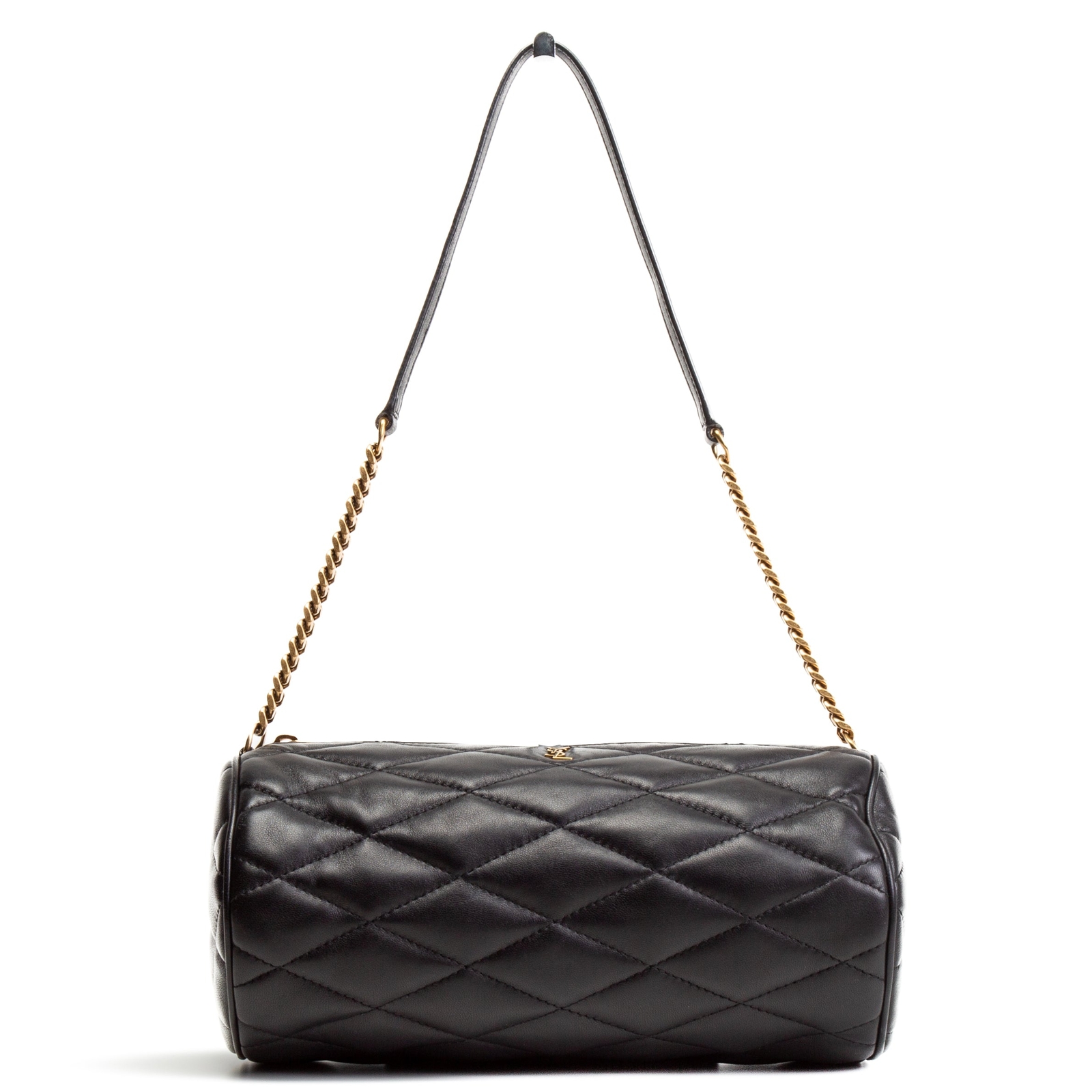 SAINT LAURENT Sade Borsa media tubolare Nero
