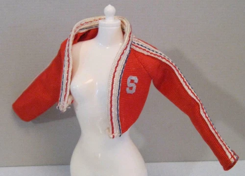 '70s VTG STARR DOLL 1280 MATTEL 1979 RED Jacket CLOTHES fits Barbie Monogram