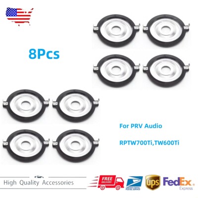 8 x Titanium Diaphragm 1.5'' FOR PRV Audio TW600Ti PRV-RPTW700Ti Driver 8 Ohms