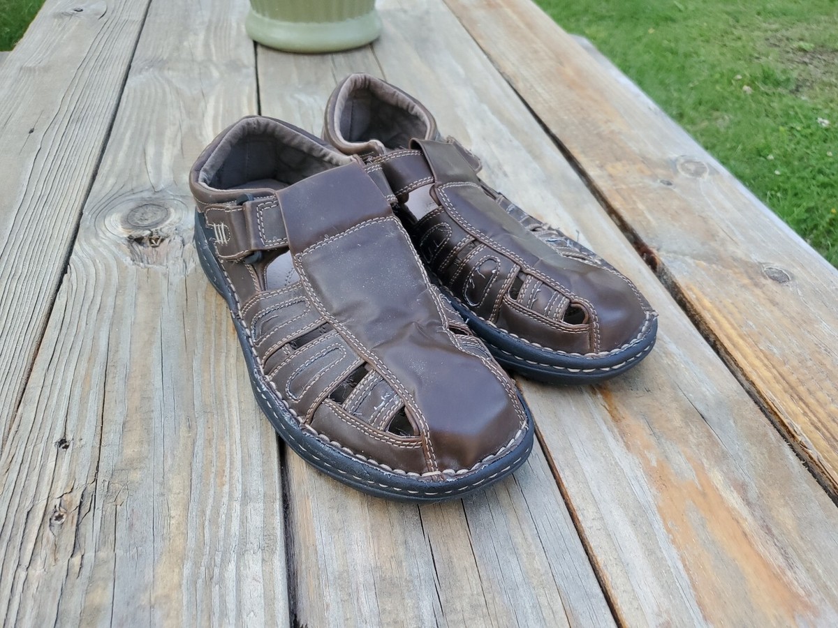 Mens GBX Sandals Brown Leather Size 12m | eBay display picture 1