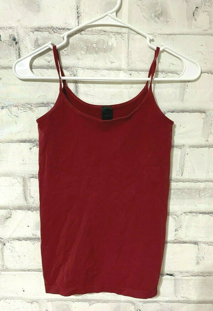The limited womens camisole/tank top, red 92% nylon 8 The limited womens camisole/tank top, red 92% nylon 8