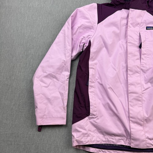 Patagonia Jacket Youth Girls XL 14 Pink 3 In 1 Hooded Ski Coat H2NO Rain 68366 - Picture 7 of 22
