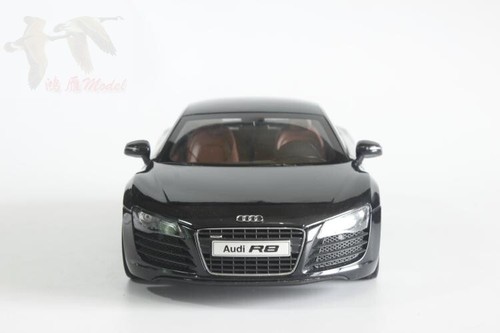 KYOSHO 1:18 Audi R8 V8 sports car black finished simulation alloy car model - Picture 2 of 12