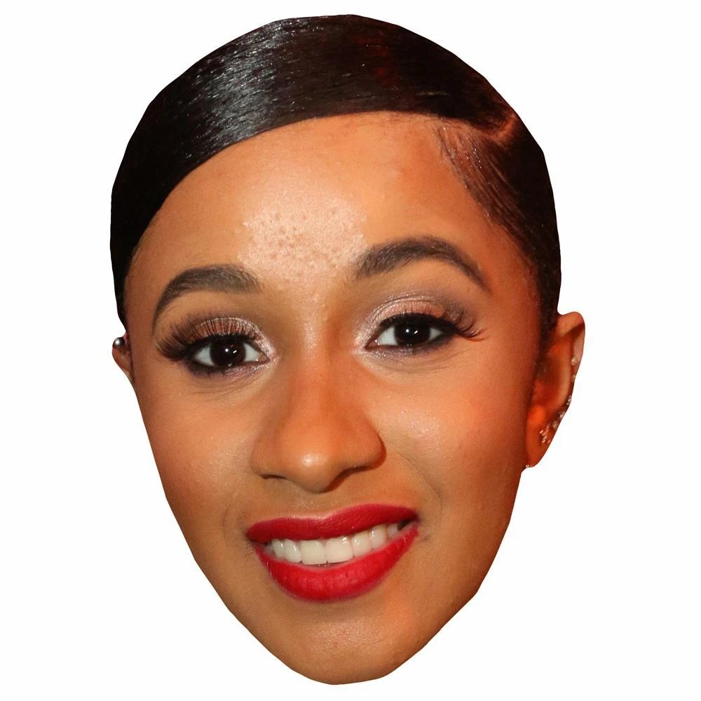 Belcalis Marlenis Almánzar Celebrity Mask, Flat Card Face | eBay