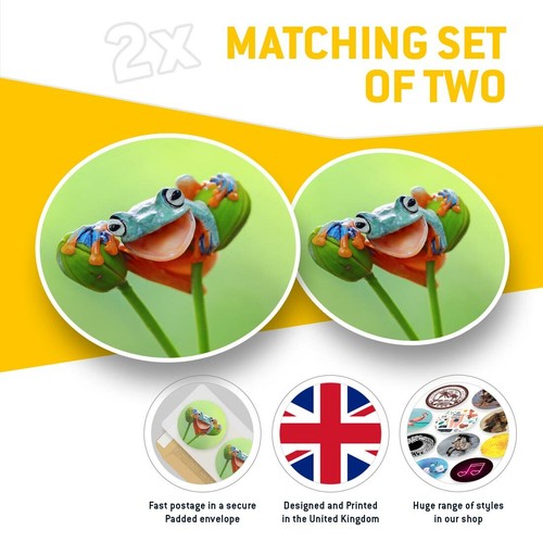 2 x Vinyl Stickers 20cm - Happy Tree Frog Wild Amazon Peru #45295 - 第 2/8 張圖片