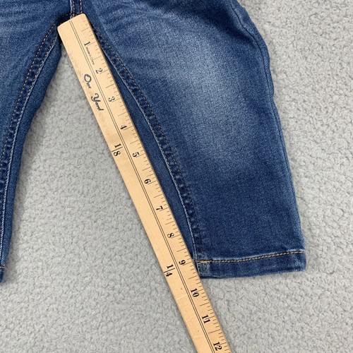 Pantalones de mezclilla Cat & Jack ajustados súper elásticos azules para bebé talla 18M - Imagen 6 de 11