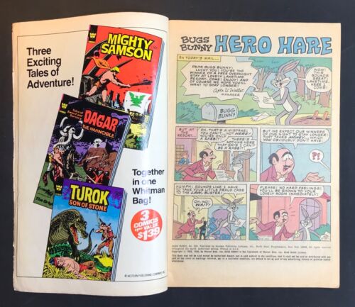 Bugs Bunny #235 Gold Key Bronze Age Looney Tunes Whitman Variant g/vg - Picture 3 of 4